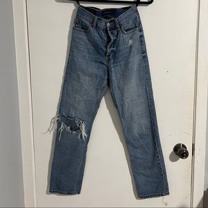 AEROPOSTALE 90s Super High-Rise Straight Jean